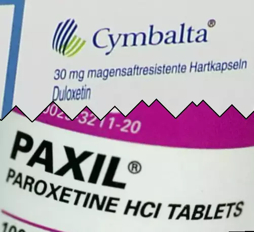 Cymbalta contra Paxil